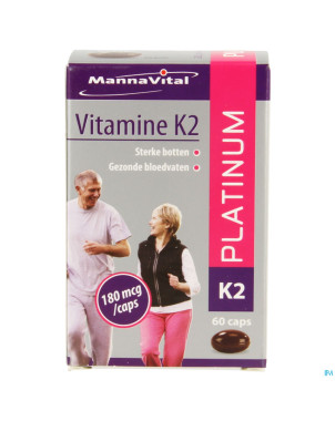 Mannavital vitamine k2 platinum nf    caps  60