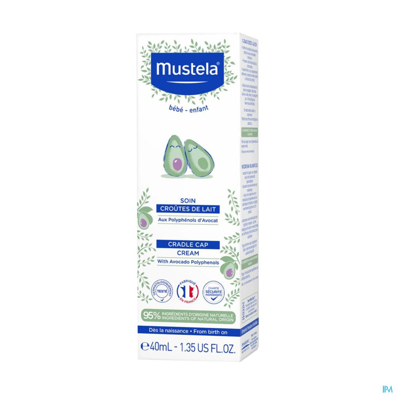 Mustela ss soin croutes lait cr40ml