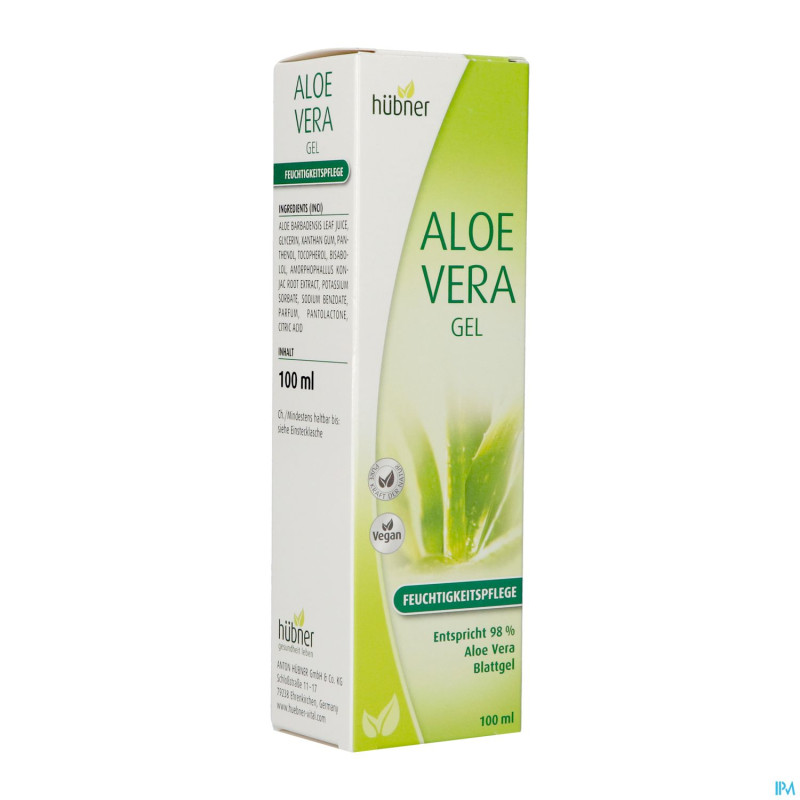 Hubner aloe vera gel 98% pur 100ml