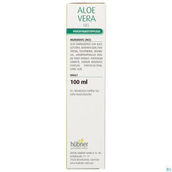 Hubner aloe vera gel 98% pur 100ml