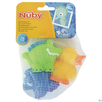 Nuby cl jouets bain crocodile elephant canard +4m