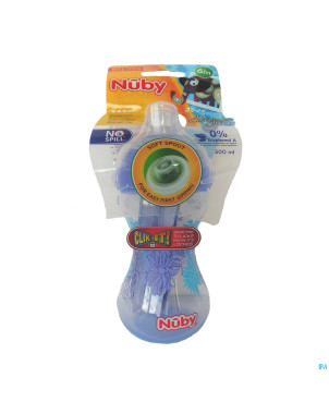 Nuby cl gobelet a/gout.easy grip design. +6m rose