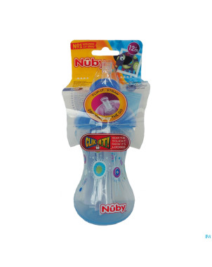 Nuby cl gobel. a/gout flip-it design. +12m bleu