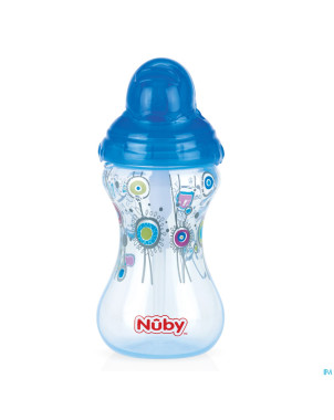 Nuby cl gobel. a/gout flip-it design. +12m bleu