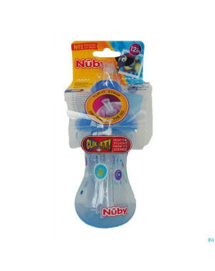 Nuby cl gobel. a/gout flip-it design. +12m rose
