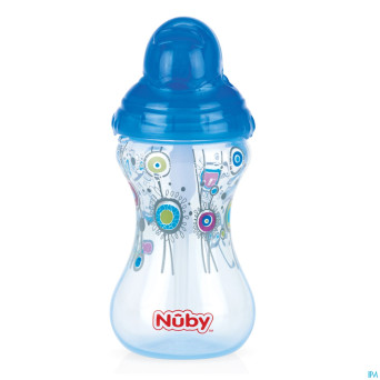 Nuby cl gobel. a/gout flip-it design. +12m rose