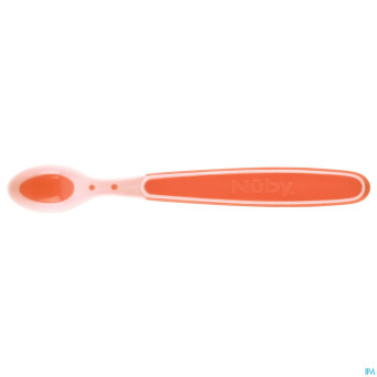 Nuby cl cuillere thermosensensible +3m bleu