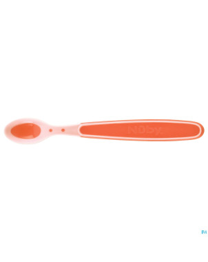 Nuby cl cuillere thermosensensible +3m bleu