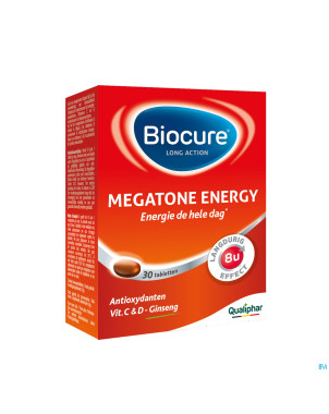 Biocure megatone energy boost la comp 30