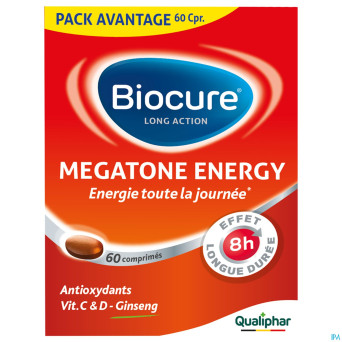 Biocure megatone energy boost la comp 60