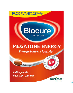 Biocure megatone energy boost la comp 60