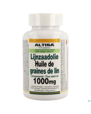 Altisa huile lin 1000mg    softgel 100
