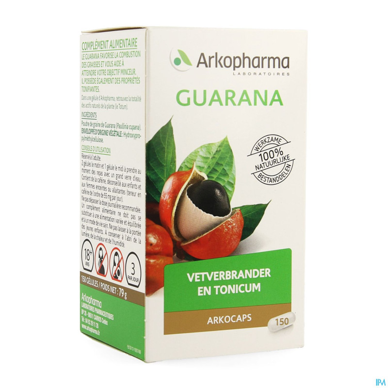 Arkogelules guarana    caps 150
