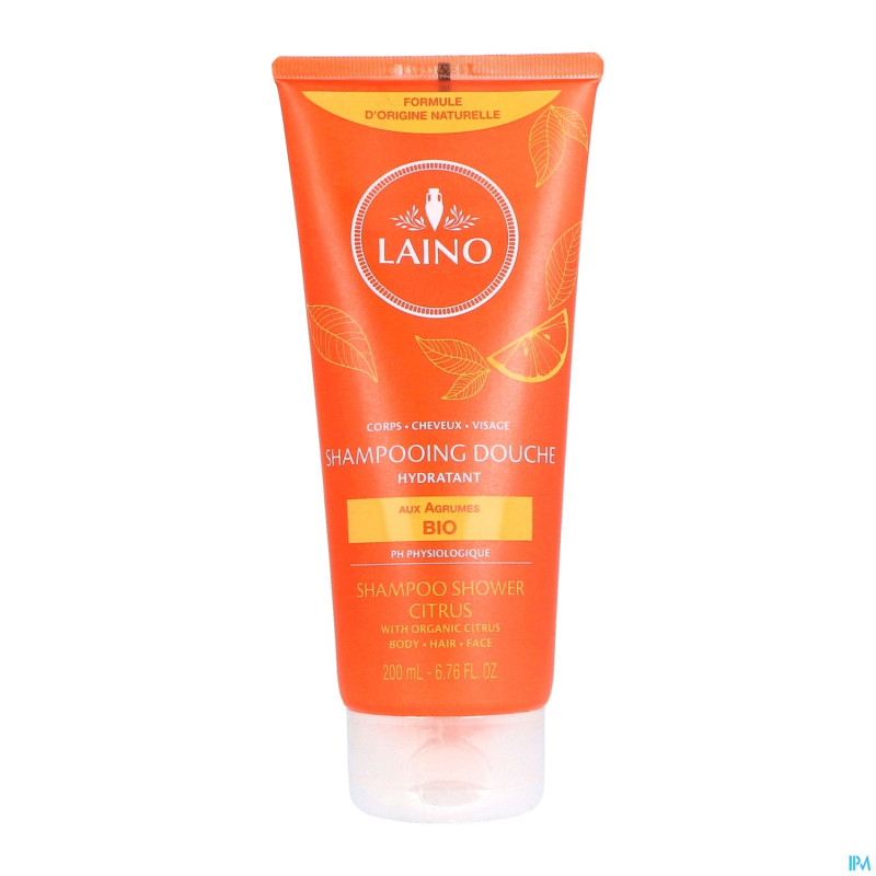Laino sh douche hydra agrumes bio    tube 200ml
