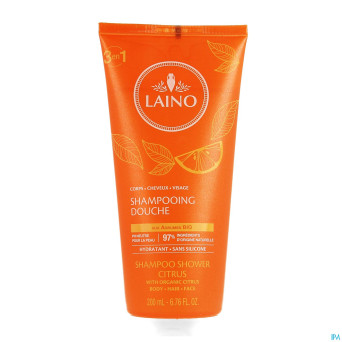 Laino sh douche hydra agrumes bio    tube 200ml