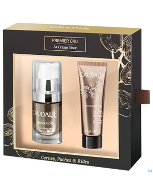 Caudalie coffret premier cru yeux carton 2prod