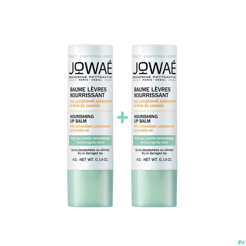 Jowae baume levres nourissant duo stick  2x4g
