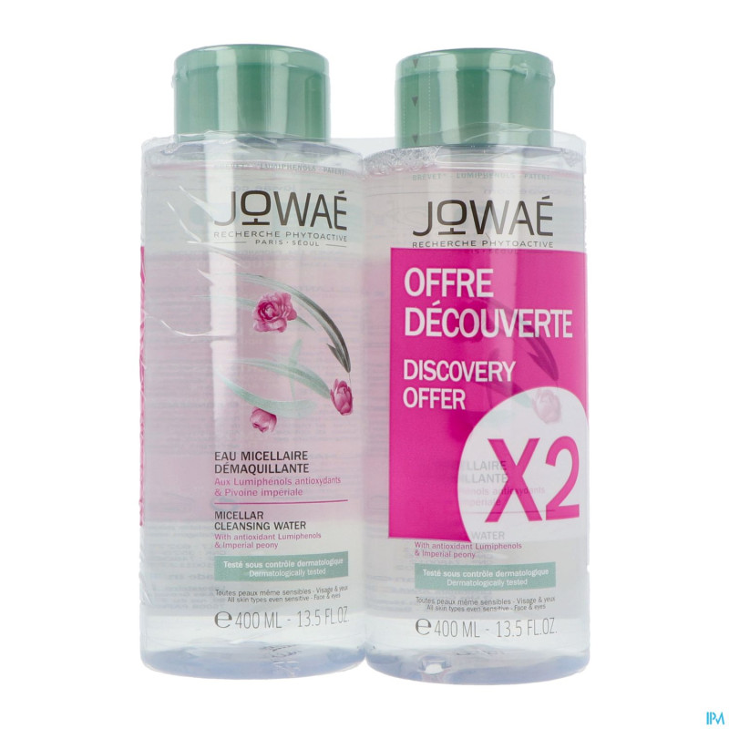Jowae eau micellaire demaq duo fl pompe 2x400ml