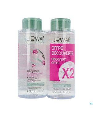 Jowae eau micellaire demaq duo fl pompe 2x400ml