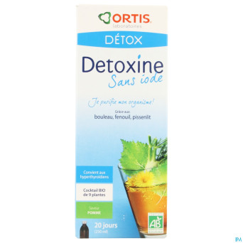 Ortis detoxine s/iode pomme s/fucus    250ml