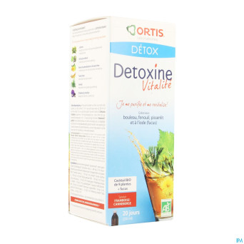 Ortis detoxine vitalite framb.canneb.fuc.bio 250ml