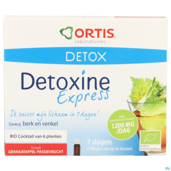 Ortis detoxine express pas gre bio    7x15ml