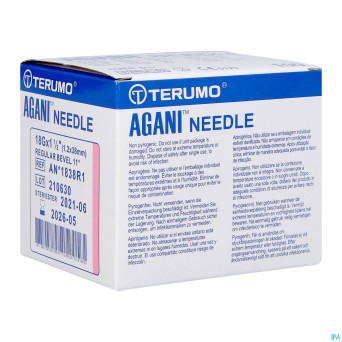 Terumo aiguille agani 18g 1 1/2 rb rose  100