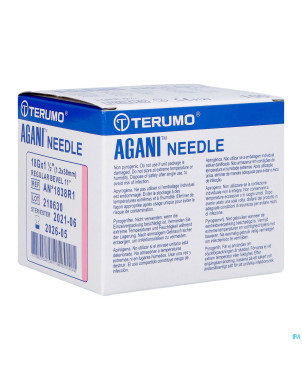 Terumo aiguille agani 18g 1 1/2 rb rose  100