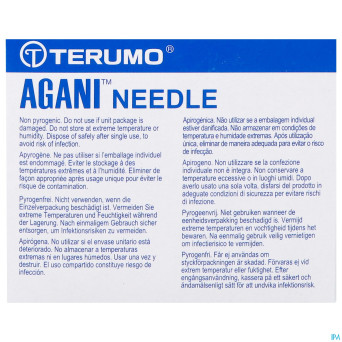 Terumo aiguille agani 18g 1 1/2 rb rose  100