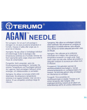 Terumo aiguille agani 21g 5/8 rb vert   100