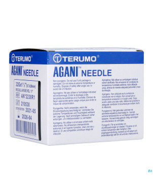 Terumo aiguille agani 22g 1 1/2 rb noir   100