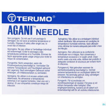 Terumo aiguille agani 22g 1 1/4 rb noir  100