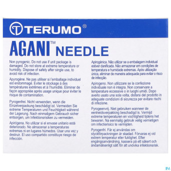 Terumo aiguille agani 23g 1 1/4 rb bleu  100