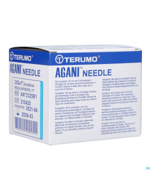 Terumo aiguille agani 23g 1 rb bleu    100