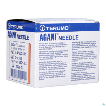 Terumo aiguille agani 25g 1 rb orange   100