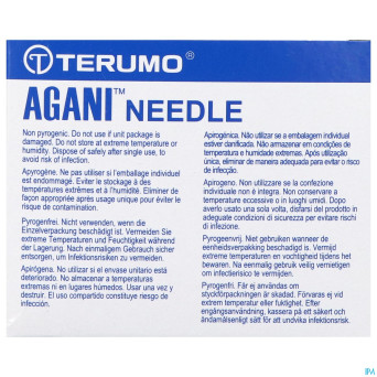 Terumo aiguille agani 26g 1/2 rb brun   100