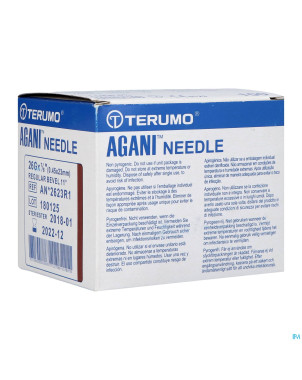 Terumo aiguille agani 26g 7/8 rb    100