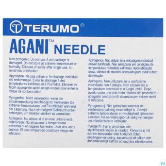 Terumo aiguille agani 26g 7/8 rb    100