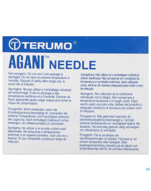 Terumo aiguille agani 26g 7/8 rb    100