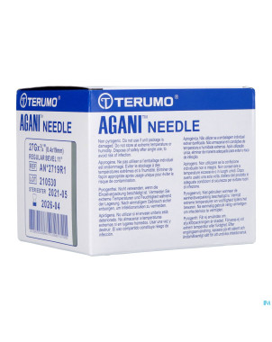 Terumo aiguille agani 27g 3/4 rb gris   100