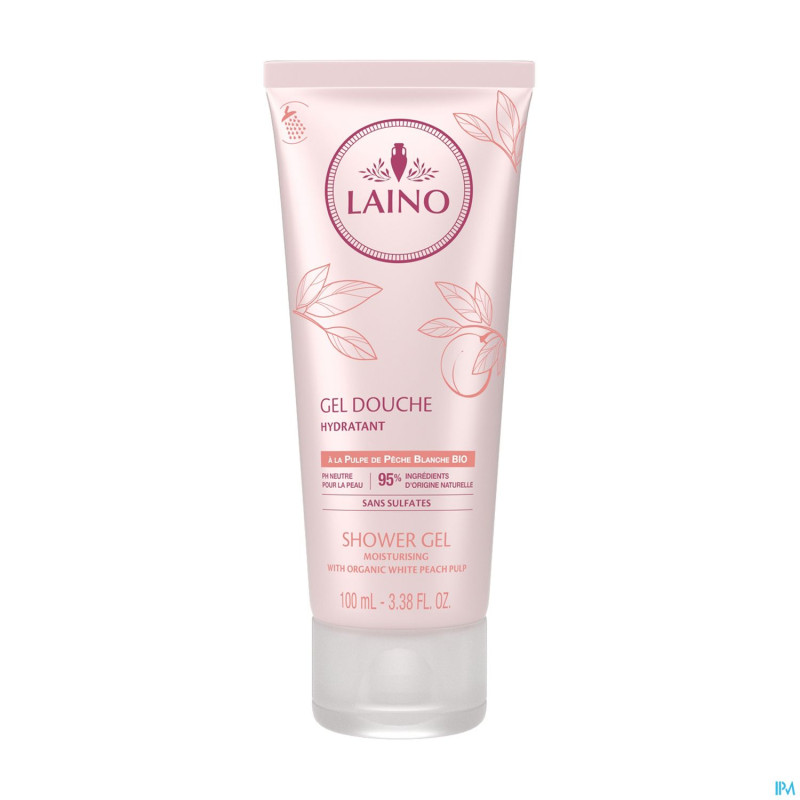 Laino gel douche pulpe peche    100ml