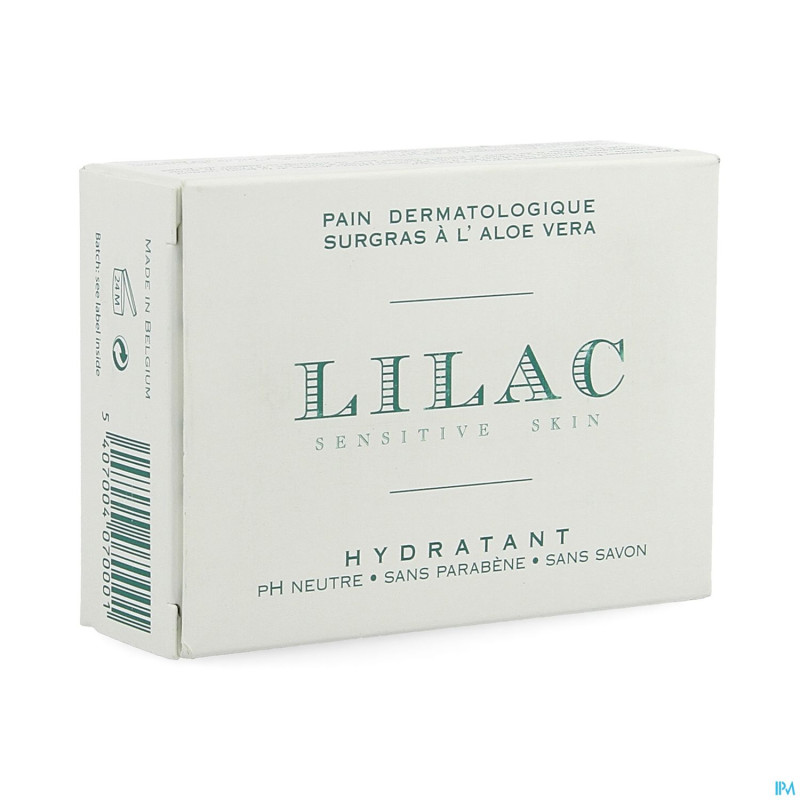 Lilac pain dermatologique surgras aloe vera   100g