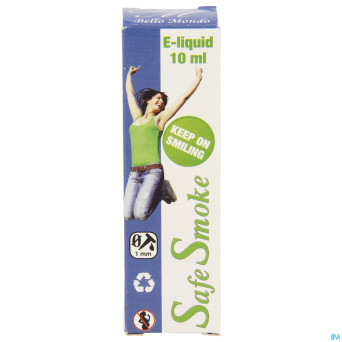 Safe smoke e-liquid 6mg/ml nicotine tobacco   10ml