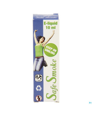 Safe smoke e-liquid 6mg/ml nicotine tobacco   10ml