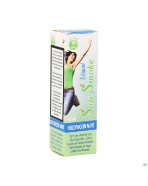 Safe smoke e-liquid 9mg/ml nicotine mint    10ml