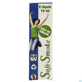 Safe smoke e-liquid 9mg/ml nicotine mint    10ml