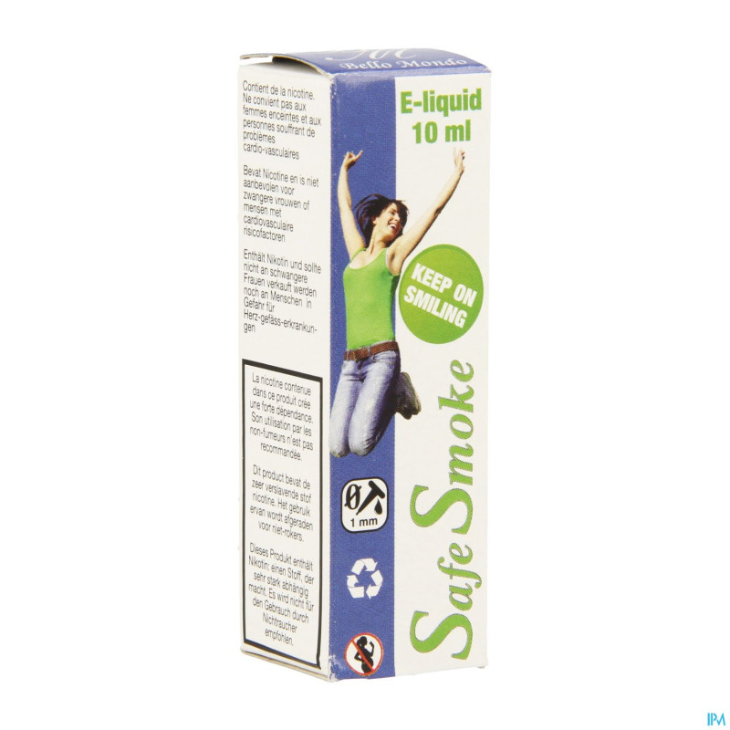 Safe smoke e-liquid 12mg/ml nicotine red fr.  10ml