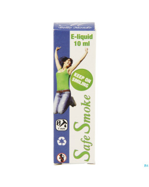 Safe smoke e-liquid 12mg/ml nicotine red fr.  10ml