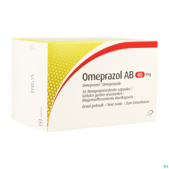 Omeprazol ab 40mg gastroresist. caps  56 blister