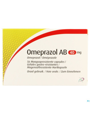 Omeprazol ab 40mg gastroresist. caps  56 blister